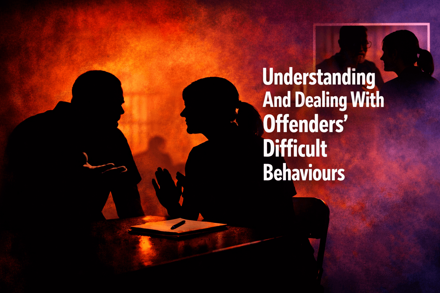 Understanding and Dealing with Offenders’ Difficult Behaviours